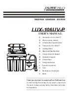 PurePro LUX-106UV-P User Manual preview