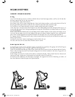 Preview for 9 page of PURESTRENGTH INCLINE CHEST PRESS Use And Maintenance Instructions