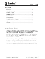 Preview for 2 page of Puretec EM1-60 User Manual