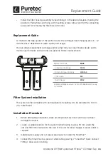 Предварительный просмотр 11 страницы Puretec ESR2 Series User Manual