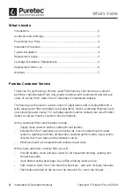 Preview for 2 page of Puretec FP Series User Manual