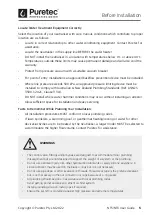 Предварительный просмотр 5 страницы Puretec NTS Series User Manual