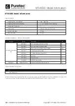 Preview for 10 page of Puretec NTS Series User Manual