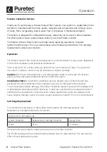 Preview for 2 page of Puretec SF240 User Manual