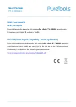 Preview for 3 page of PureTools PT-C-HDCEC User Manual