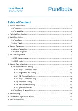 Preview for 5 page of PureTools PT-C-HDCEC User Manual