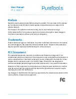 Preview for 2 page of PureTools PT-C-HDCP User Manual