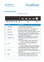 Preview for 6 page of PureTools PT-HDBT-1010 User Manual