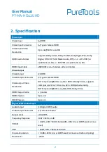 Preview for 7 page of PureTools PT-MA-HD42UHD User Manual