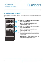 Preview for 15 page of PureTools PT-MA-HD42UHD User Manual