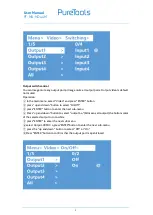 Предварительный просмотр 10 страницы PureTools PT-MA-HD44M User Manual