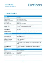 Preview for 8 page of PureTools PT-MA-HD88DA User Manual