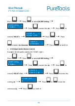 Предварительный просмотр 23 страницы PureTools PT-MA-HD88HDBT User Manual