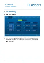 Предварительный просмотр 27 страницы PureTools PT-MA-HD88HDBT User Manual