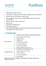 Preview for 8 page of PureTools PT-PMS-42S User Manual