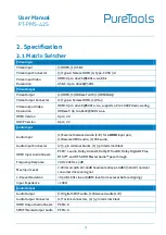 Preview for 9 page of PureTools PT-PMS-42S User Manual