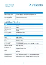 Preview for 11 page of PureTools PT-PMS-42S User Manual