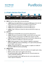 Preview for 14 page of PureTools PT-PMS-42S User Manual