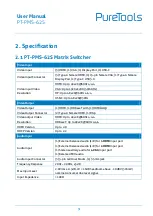 Preview for 9 page of PureTools PT-PMS-62S User Manual