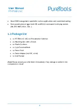 Preview for 8 page of PureTools PT-PSW-21C User Manual