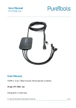 PureTools PT-PSW-31I User Manual preview