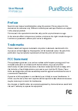 Preview for 2 page of PureTools PT-PSW-31I User Manual