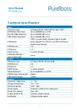 Preview for 8 page of PureTools PT-PSW-31I User Manual