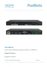 Preview for 1 page of PureTools PT-PSW-41H User Manual