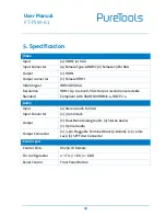 Preview for 24 page of PureTools PT-PSW-61 User Manual