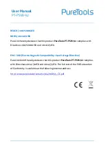 Preview for 3 page of PureTools PT-PSW-92 User Manual