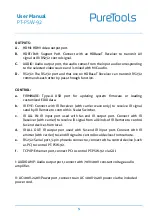 Preview for 11 page of PureTools PT-PSW-92 User Manual