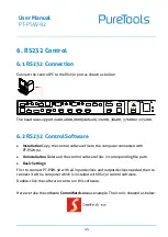 Preview for 21 page of PureTools PT-PSW-92 User Manual