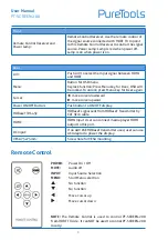 Preview for 8 page of PureTools PT-SCREEN-200 User Manual