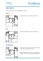 Preview for 9 page of PureTools PT-SCREEN-200 User Manual