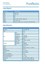 Preview for 12 page of PureTools PT-SCREEN-200 User Manual