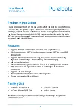 Preview for 5 page of PureTools PT-SP-HD12D User Manual