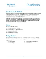 Preview for 5 page of PureTools PT-SP-HD12S User Manual