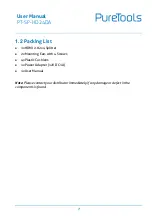 Preview for 7 page of PureTools PT-SP-HD24DA User Manual