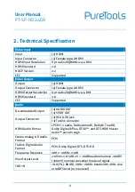 Preview for 8 page of PureTools PT-SP-HD24DA User Manual