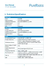 Preview for 8 page of PureTools PT-SP-HD28DA User Manual