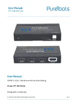 Preview for 1 page of PureTools PT-SW-HD3A User Manual