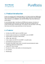 Preview for 6 page of PureTools PT-SW-HD3A User Manual