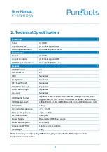 Preview for 8 page of PureTools PT-SW-HD3A User Manual