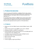 Preview for 6 page of PureTools PT-SW-HDBT41 User Manual