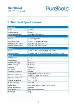 Preview for 8 page of PureTools PT-SW-HDBT41 User Manual