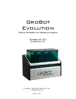 Preview for 1 page of PurGro Electronics GroBot Evo 3.12 Manual