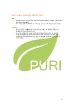 Preview for 11 page of puri XL Series Instruction Manual