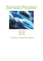 Purified Air ESP 1500 Technical And Operations Manual preview