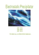 Preview for 1 page of Purified Air ESP 1500 Technical And Operations Manual