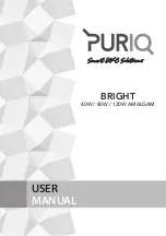 Puriq UV-C BRIGHT 120W Amalgam User Manual preview